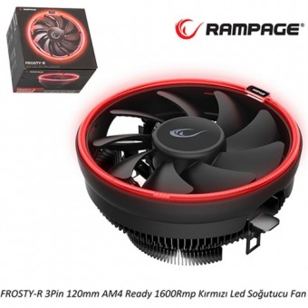 Rampage FROSTY-R 120mm Kırmızı Led Cpu Fan