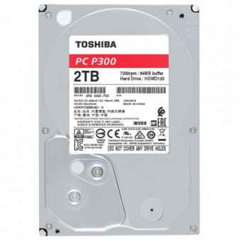 Toshiba 3,5 P300 2TB 64MB 7200RPM HDWD120UZSVA