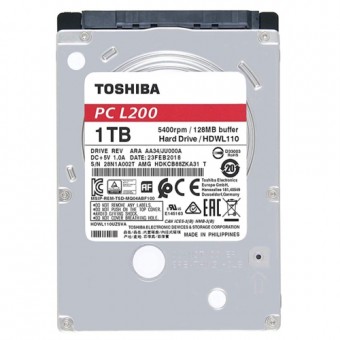 Toshiba 2.5 1TB L200 128MB 5400RPM HDWL110UZSVA