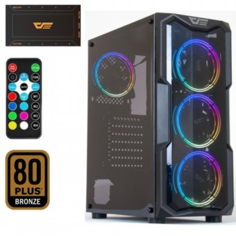 DarkFlash Aquarius-Acrylic 650W 80+Br RGB Mid Kasa