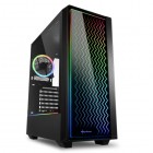Sharkoon RGB-LIT-200 Midi Tower Kasa Siyah