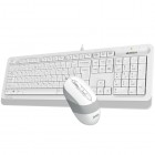 A4 Tech F1010 MM Klavye Mouse Set Beyaz USB