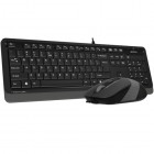 A4 Tech F1010 MM Klavye Mouse Set Gri USB