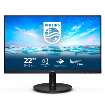 Philips 21.5 222V8LA/01 LED MM Monitör 4ms Siyah