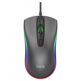 Havit MS72 Uzay Grisi  Kablolu RGB Mouse