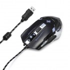 Hiper X-50 6 Tuşlu Gaming USB Kablolu Siyah Mouse